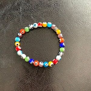 Multi color Stretchy evil eyes Bracelet